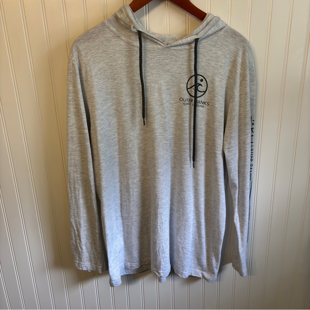Prairie Mountain Outer Banks Gray Hoodie unisex